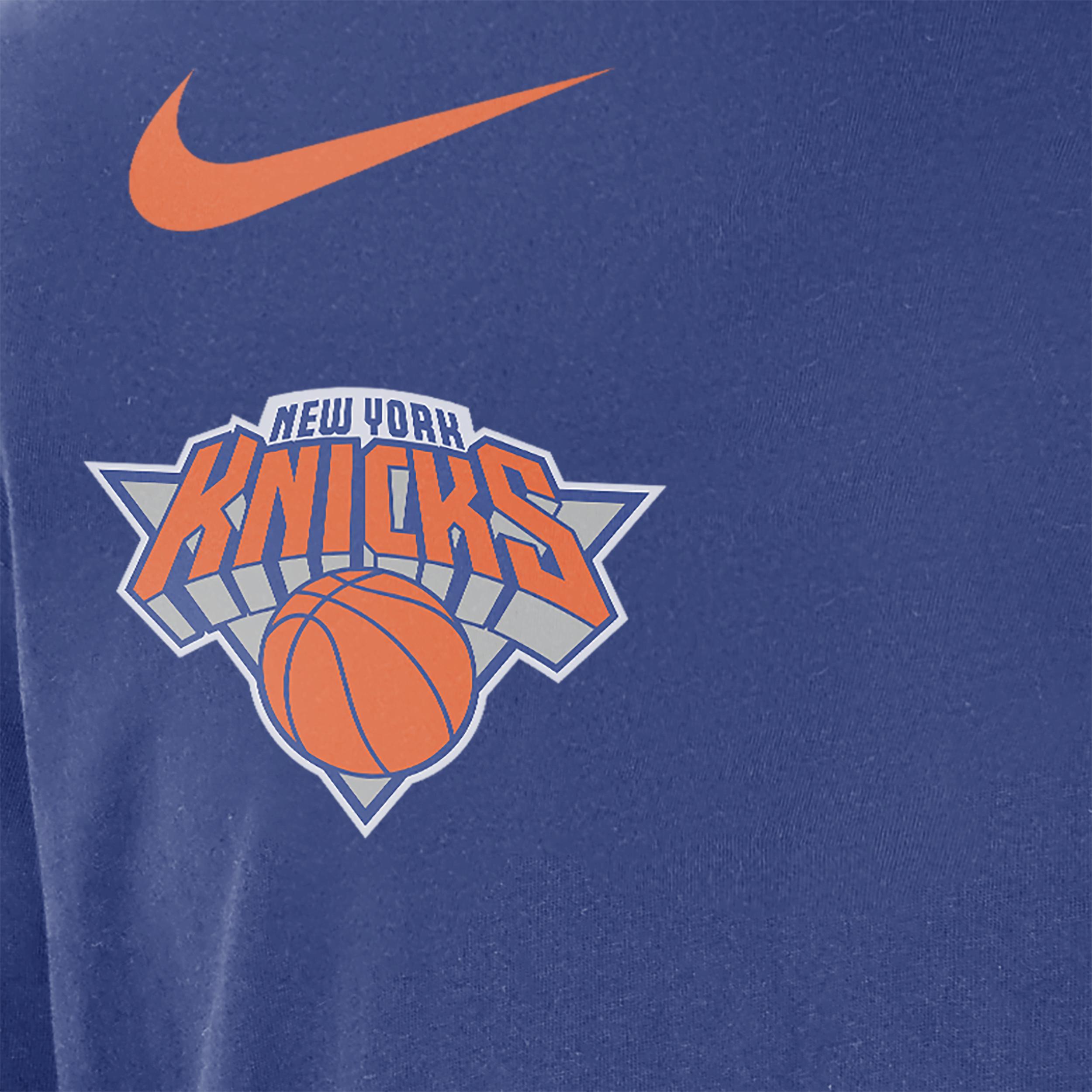 New York Knicks Courtside City Edition Nike Men's NBA Max90 Long-Sleeve T-Shirt Product Image