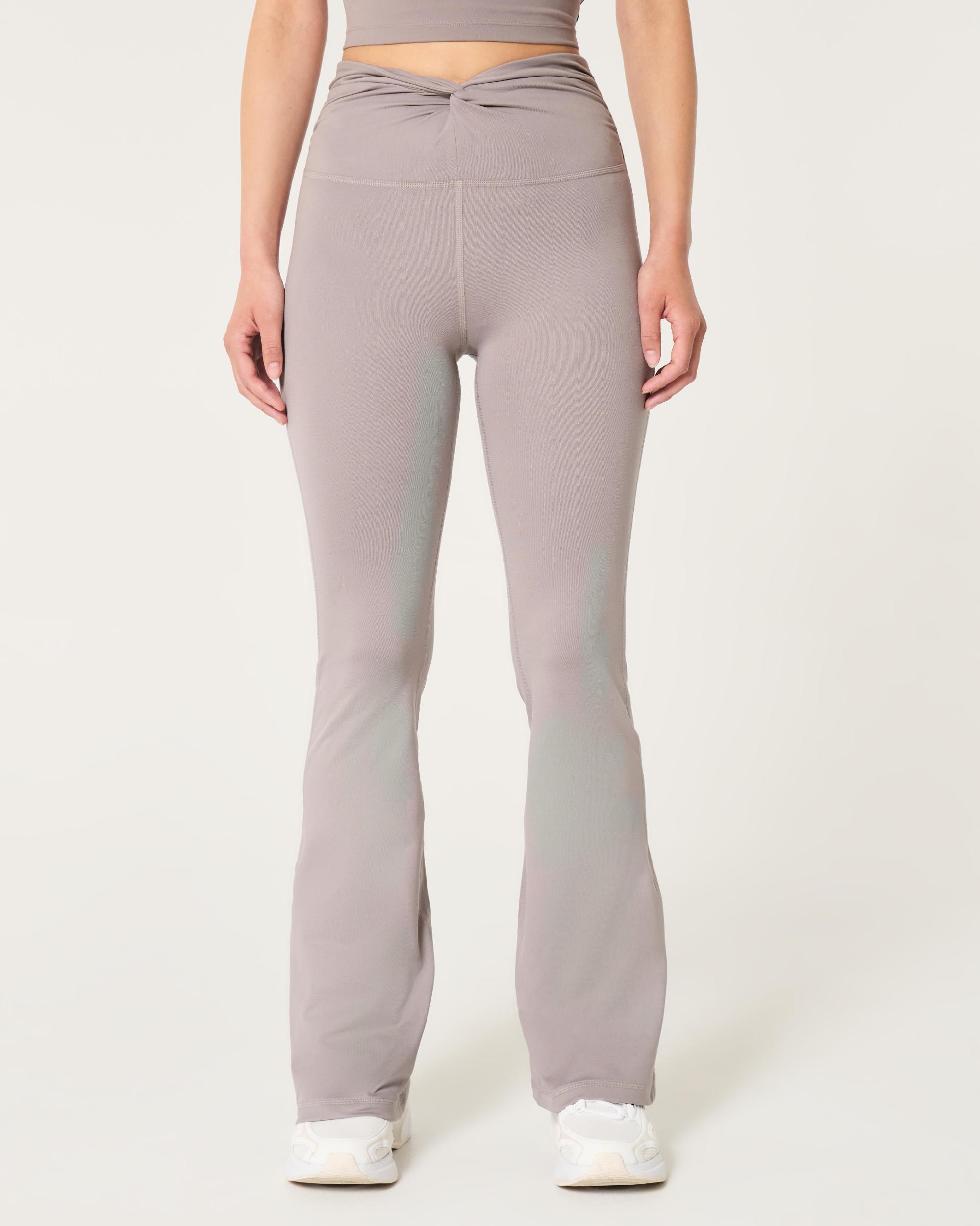 Gilly Hicks Active Recharge Twist-Front Flare Leggings Product Image