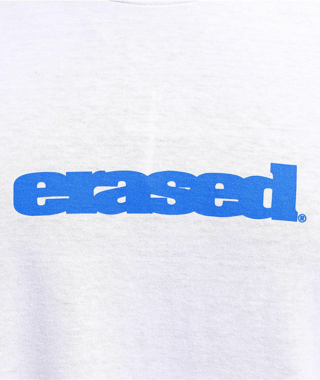 Erased Lowercase Logo White T-Shirt Product Image
