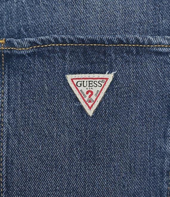 Guess Mid Rise Wide Leg Jeans Product Image