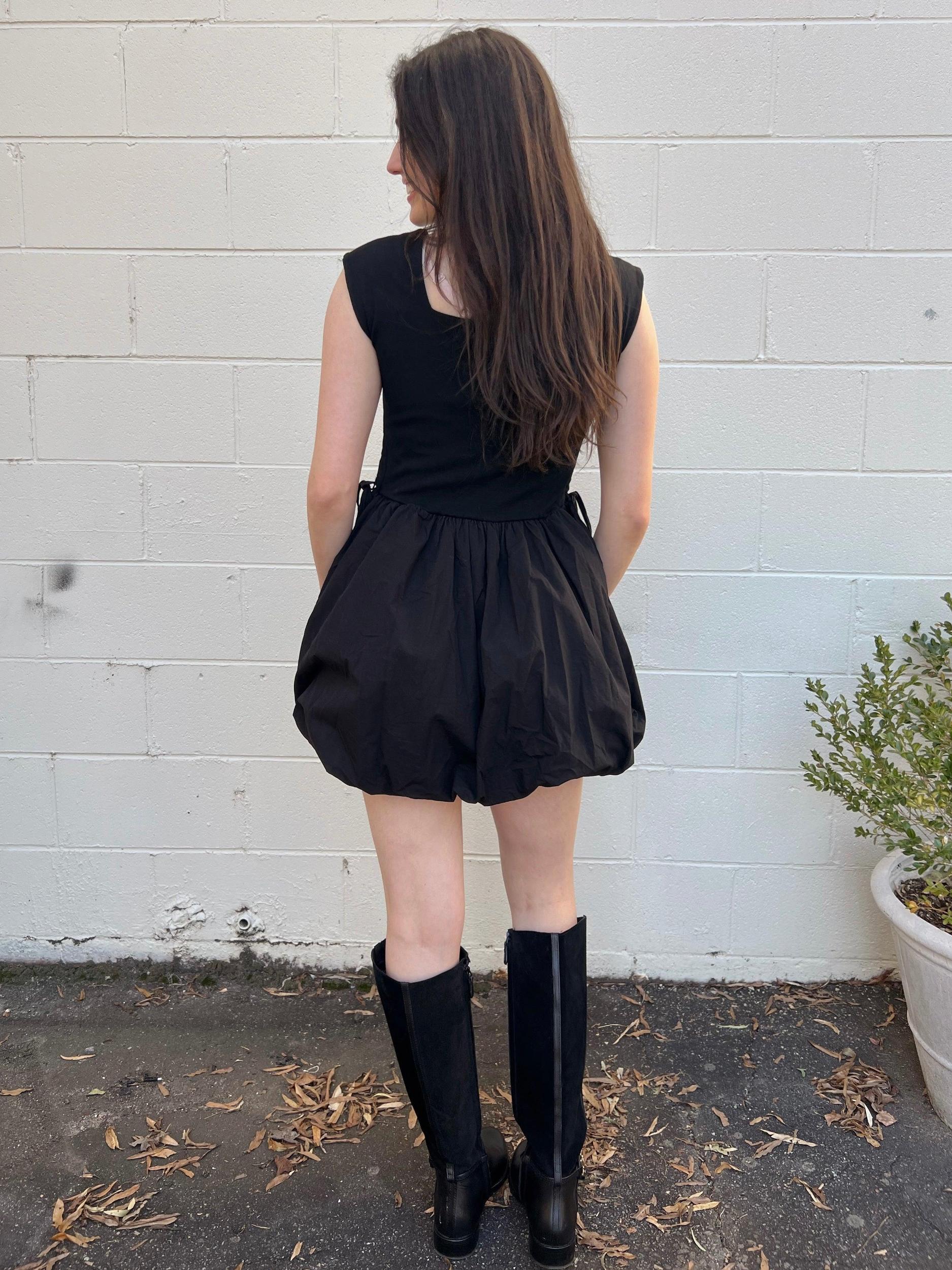 Pretty Little Bubble Hem Mini Dress Product Image