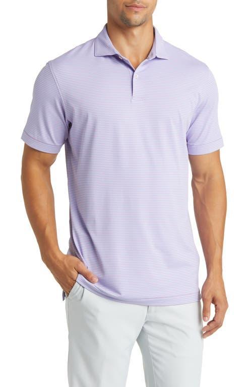 Men's Ambrose Stripe Performance Jersey Polo Shirt Product Image