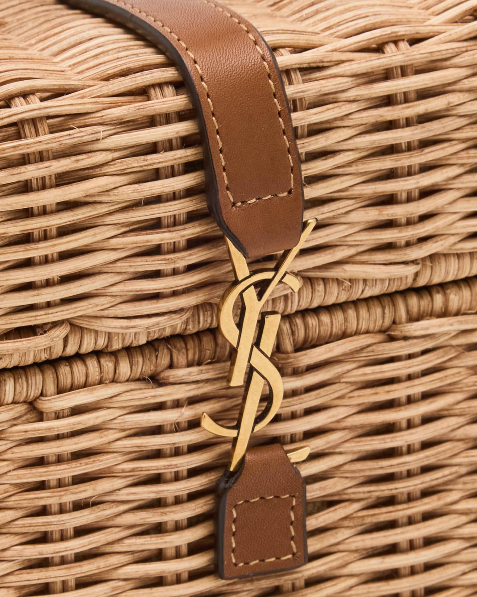 YSL Vanity Bag in Raffia Wicker Product Image