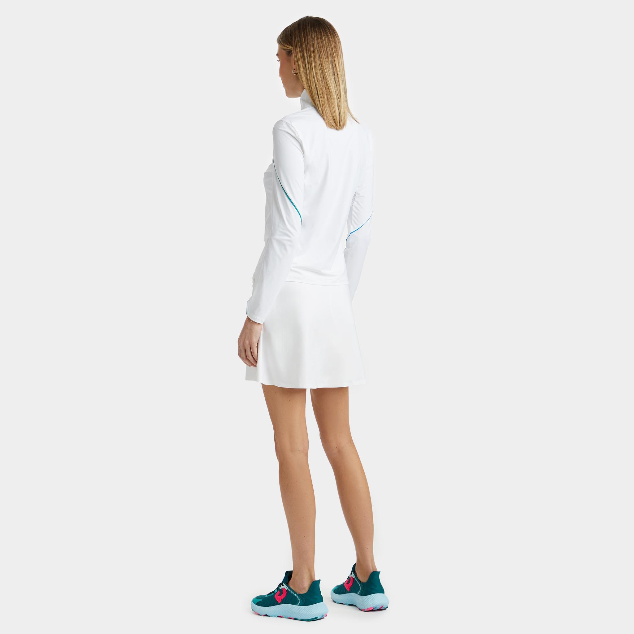 SUN SHIELD SILKY TECH NYLON QUARTER ZIP PULLOVER Product Image