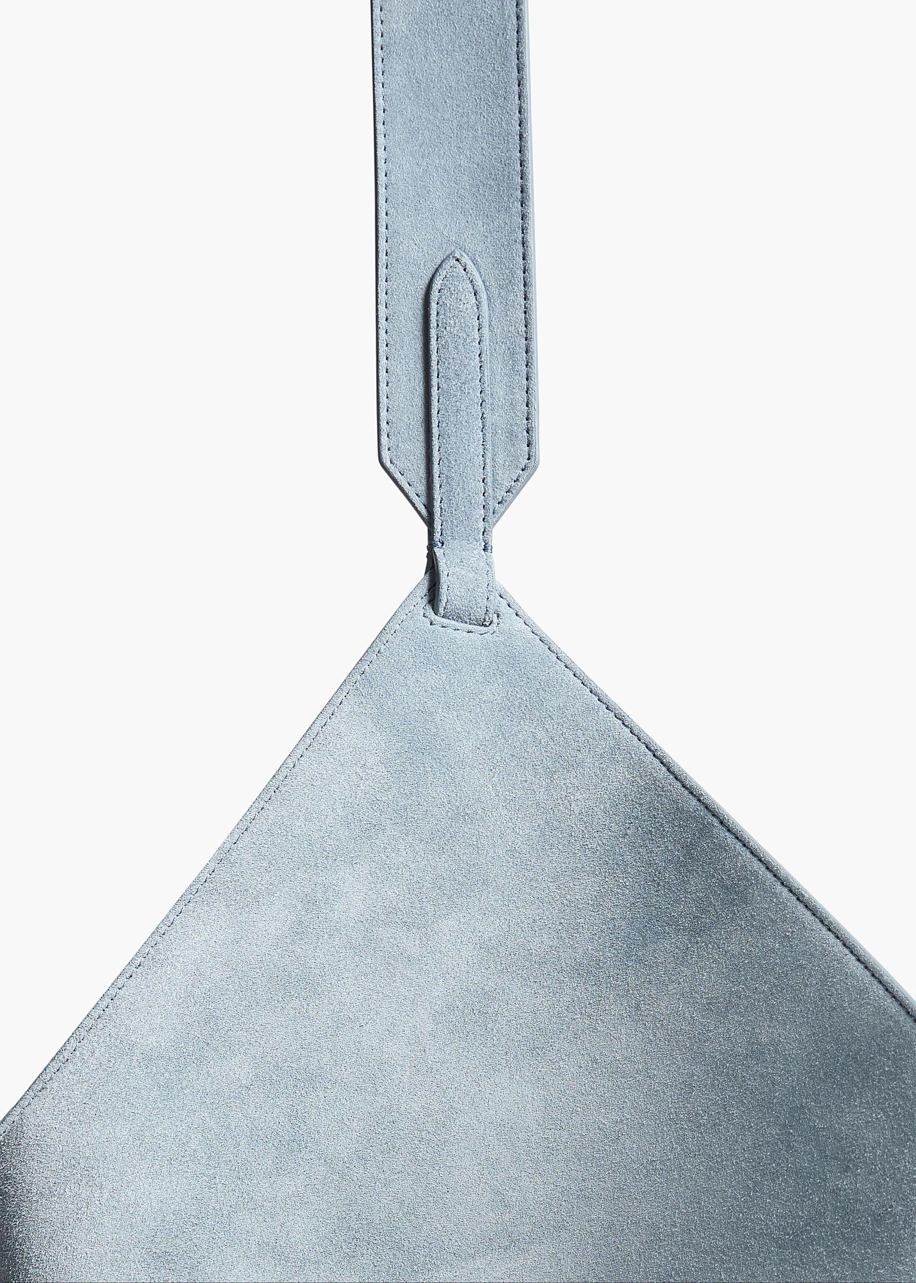 Small Lotus Tote in Lead Suede Product Image