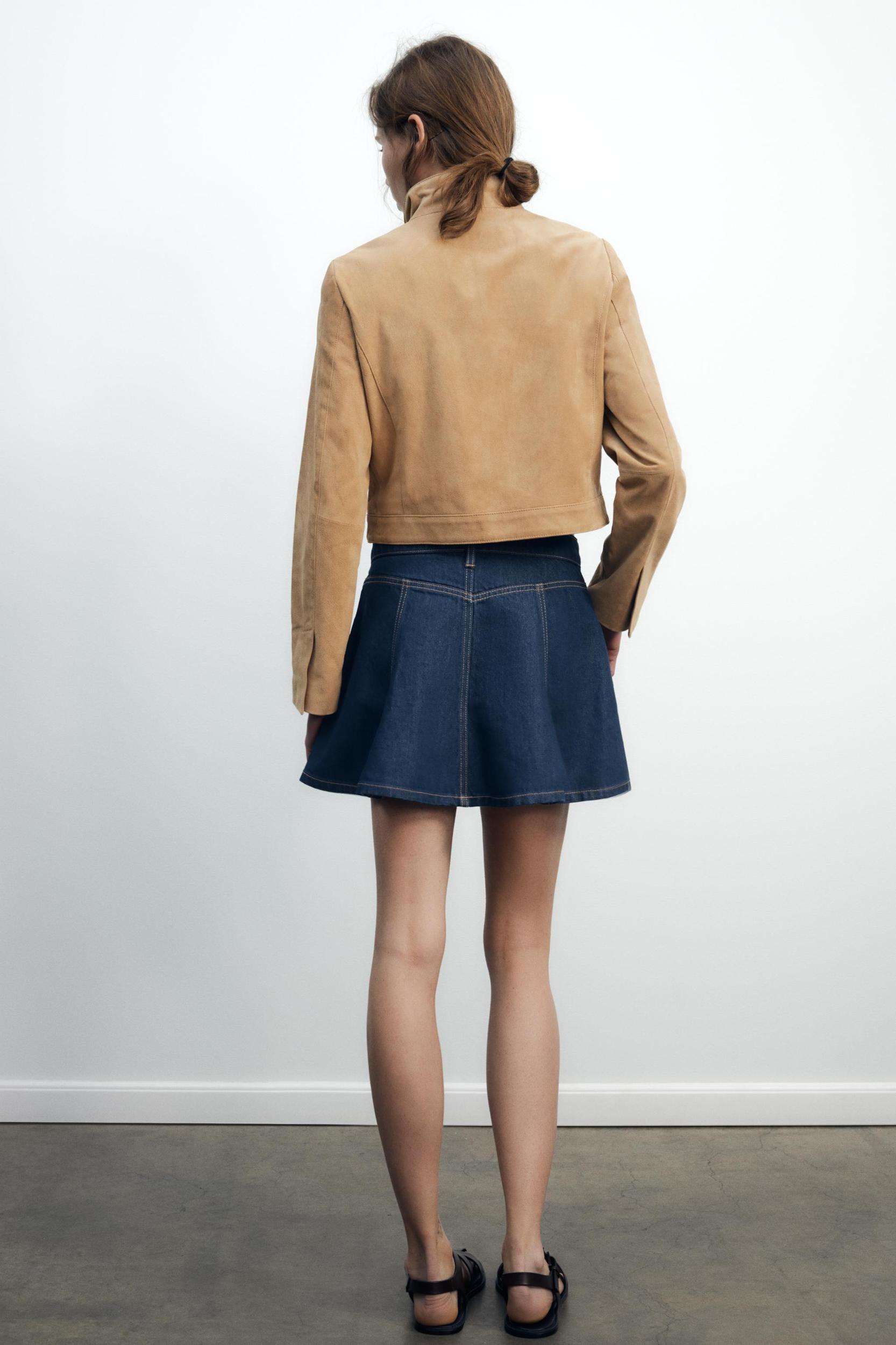 TRF DENIM MINI SKIRT Product Image