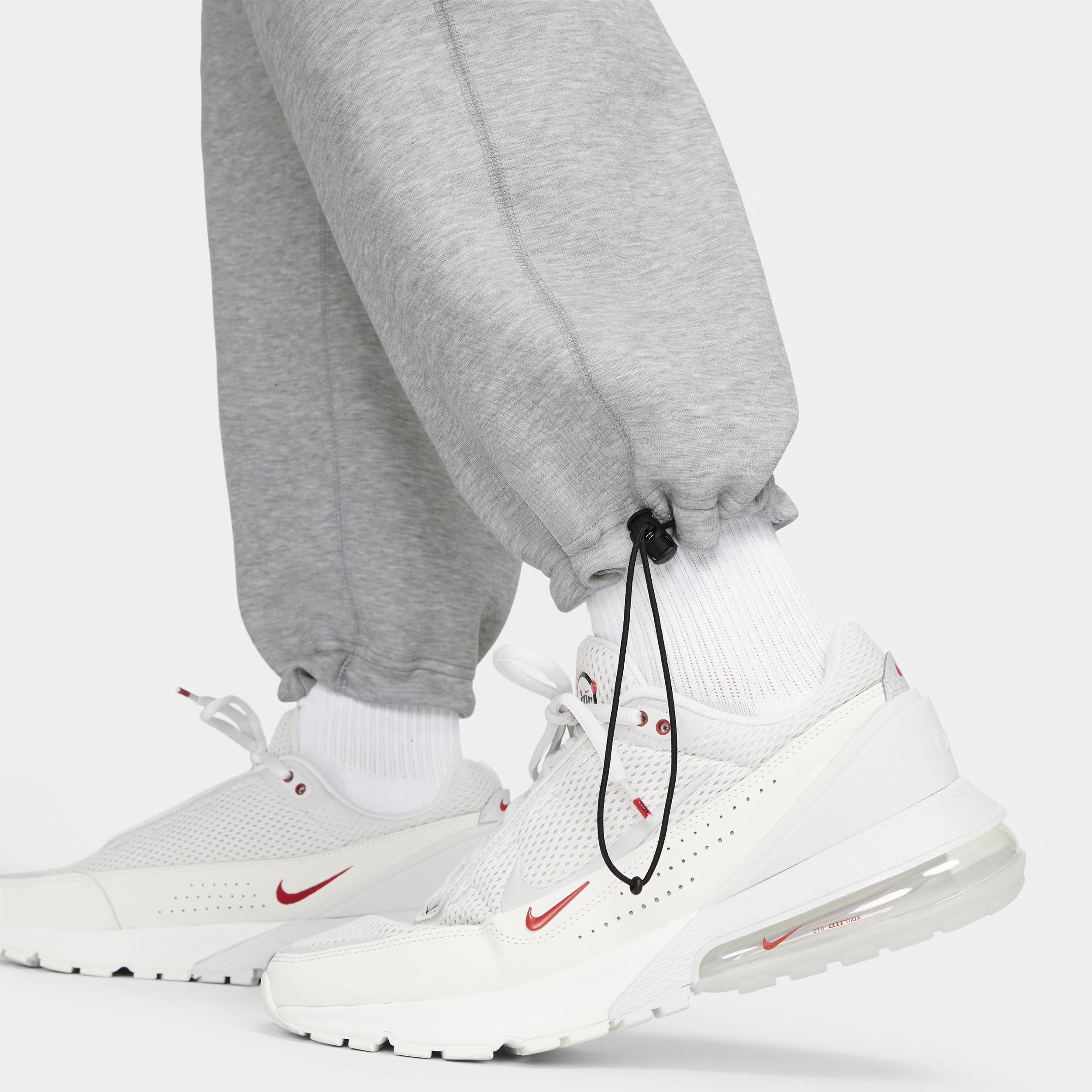 Nike Mens Tech Fleece Open Hem Pants - Dark Grey Heather/Black Product Image