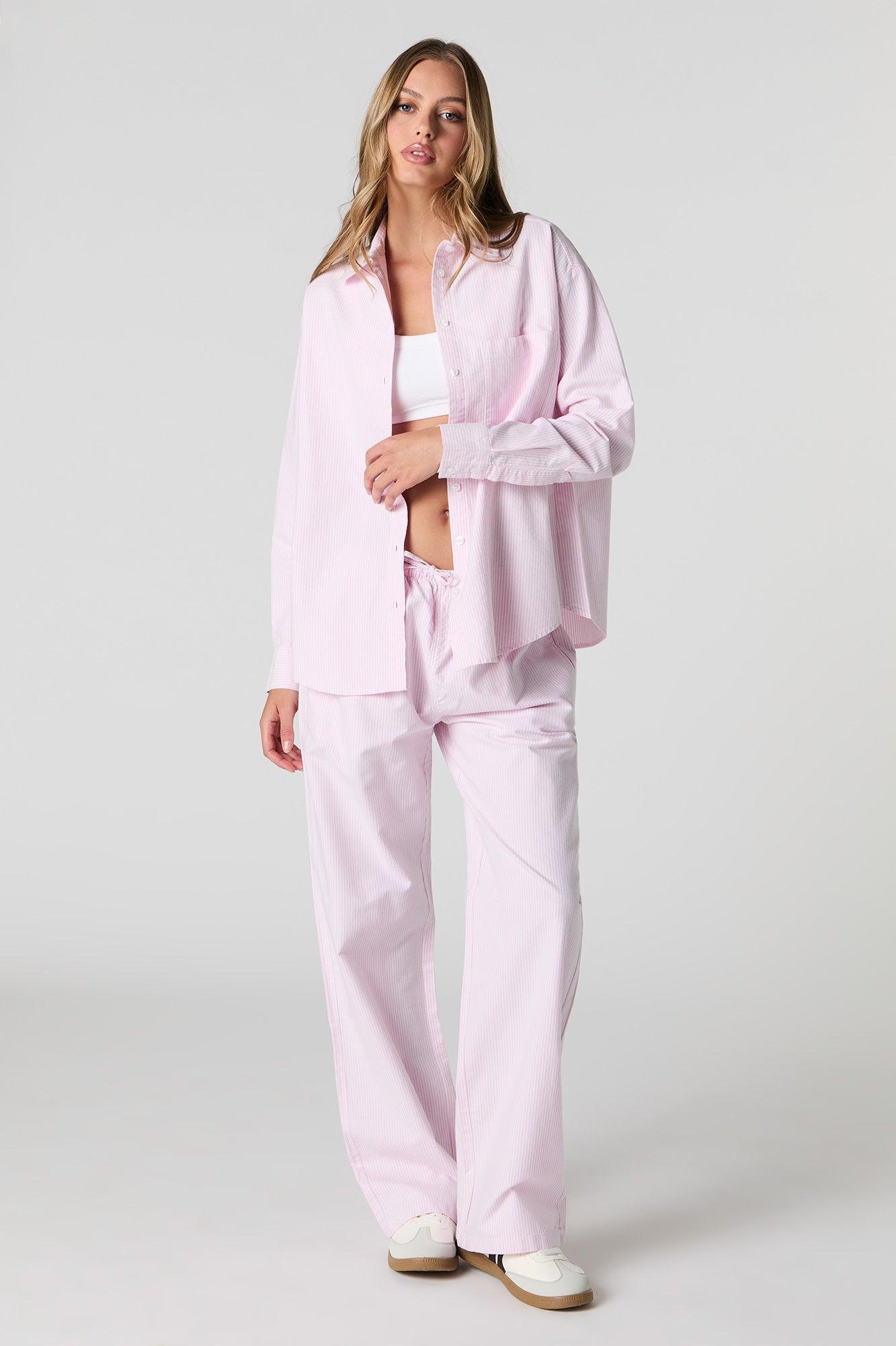 Oversized Button-Up Top Female Product Image