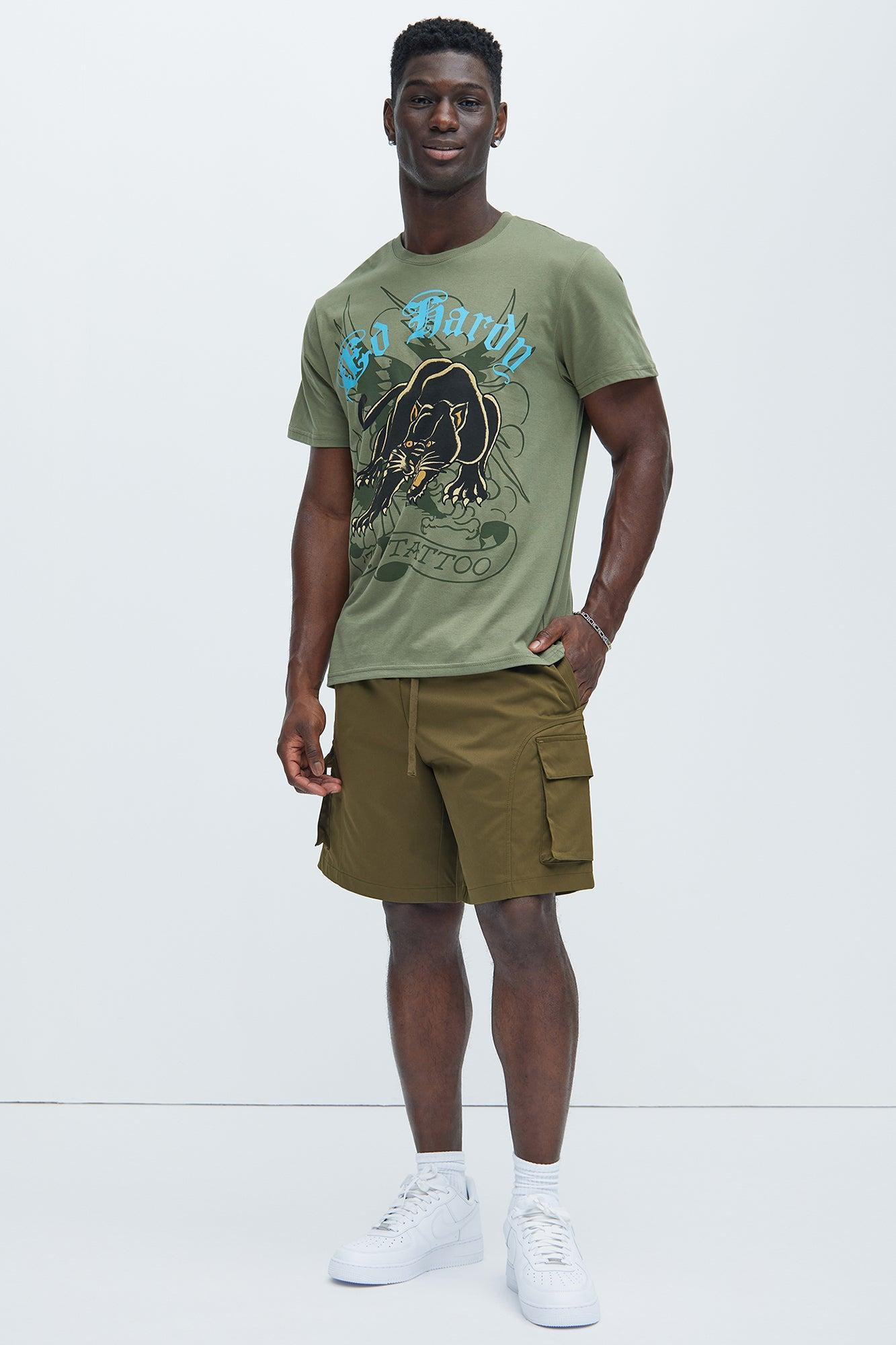 Max Cargo Shorts - Olive Product Image