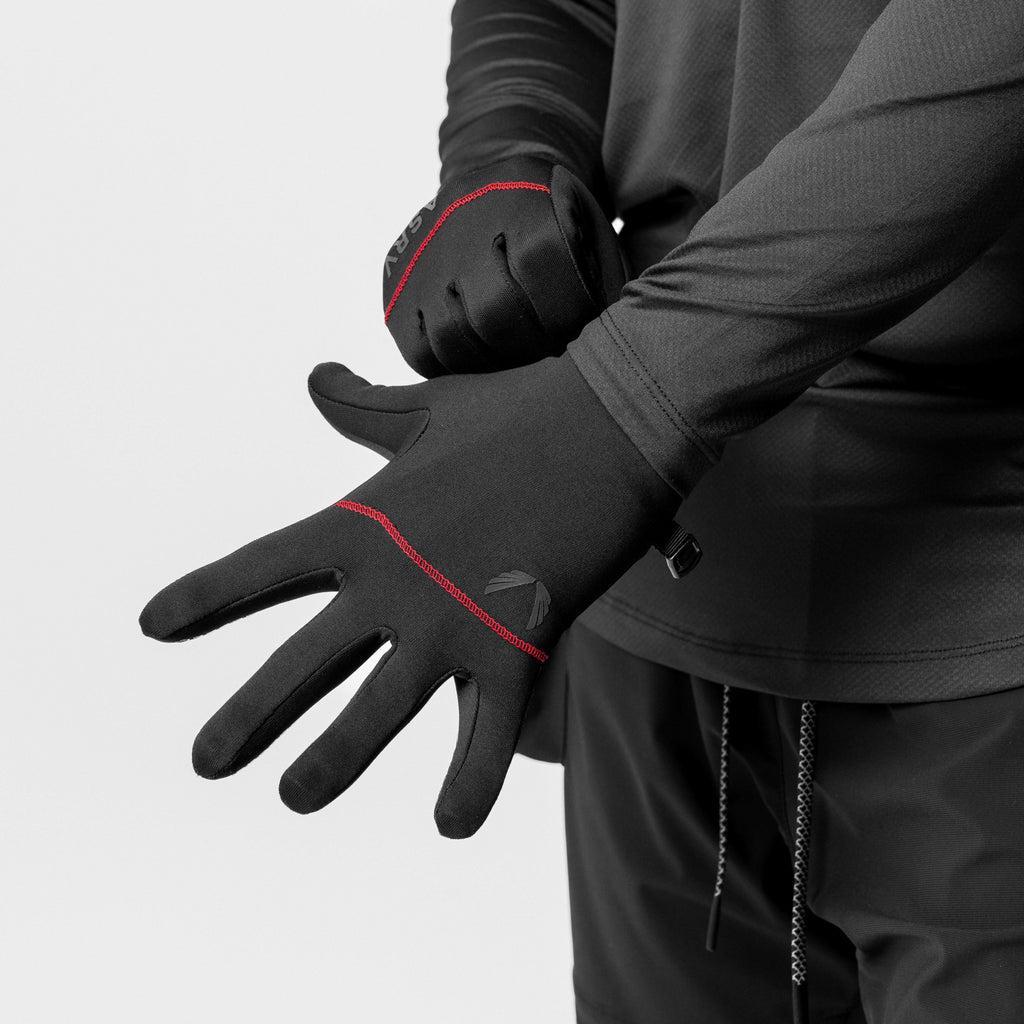 0671. Aeroheat® Lightweight Gloves - Black/Black Product Image