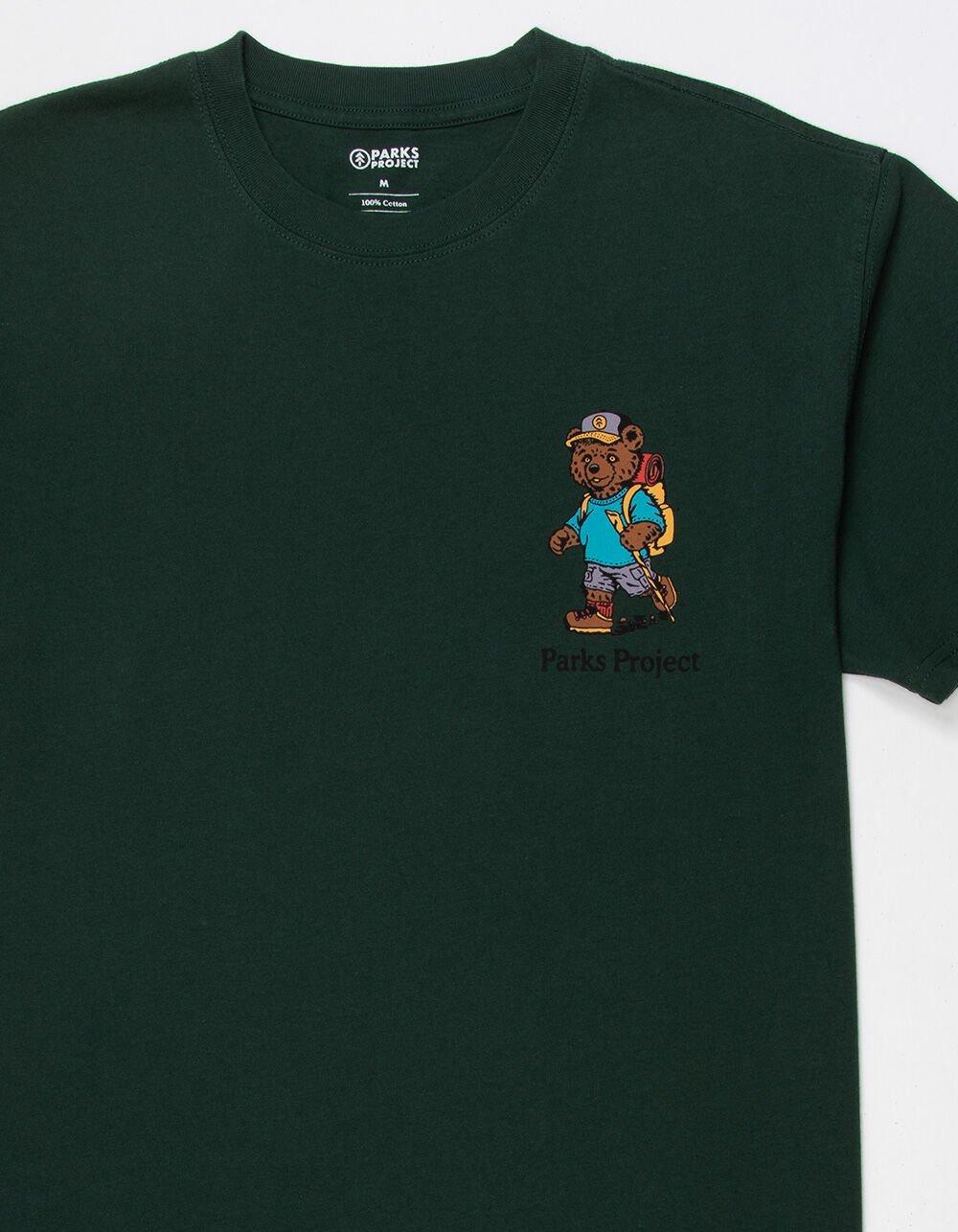 PARKS PROJECT Adventure With Friends Mens Tee - DK GREEN Product Image