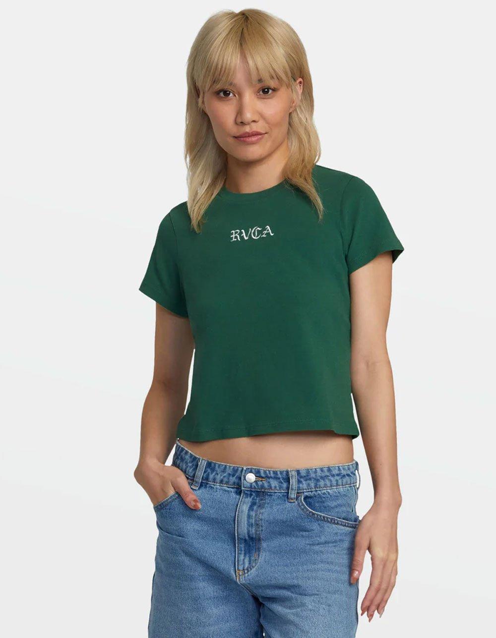 RVCA 411 Womens Crop Tee Product Image