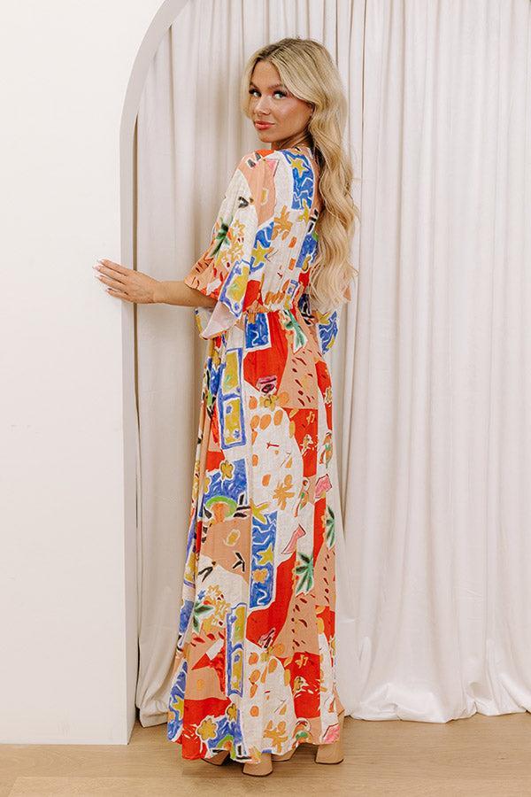 Vacay Mode Button Down Maxi Dress Product Image