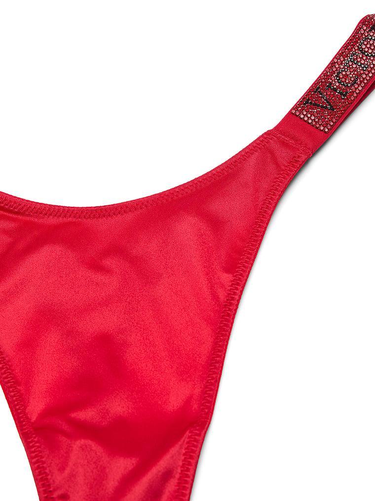 Logo Shine Strap Thong Panty Product Image