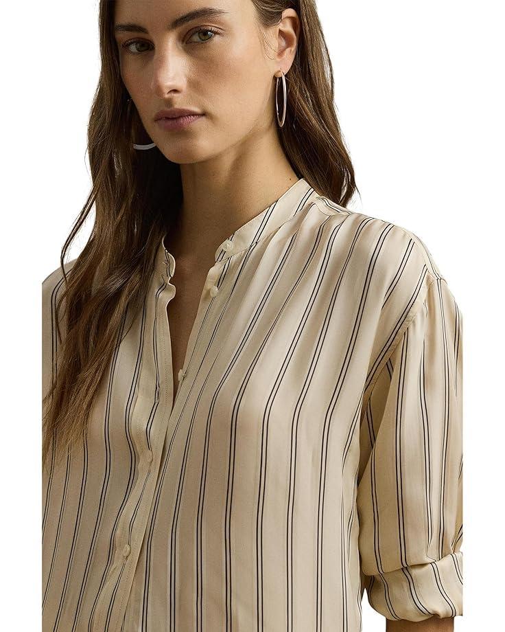 Lace-trim Jersey Flutter-sleeve Tee Product Image
