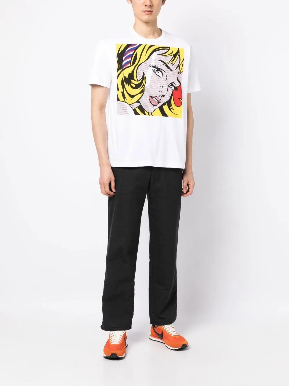 JUNYA WATANABE T-shirt Mit Grafischem Print In White Product Image