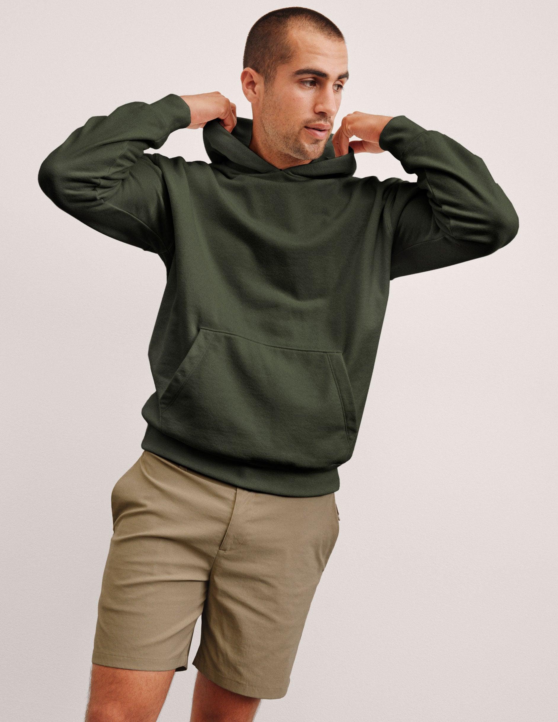 Classic Fleece Men's Hoodie Male Product Image