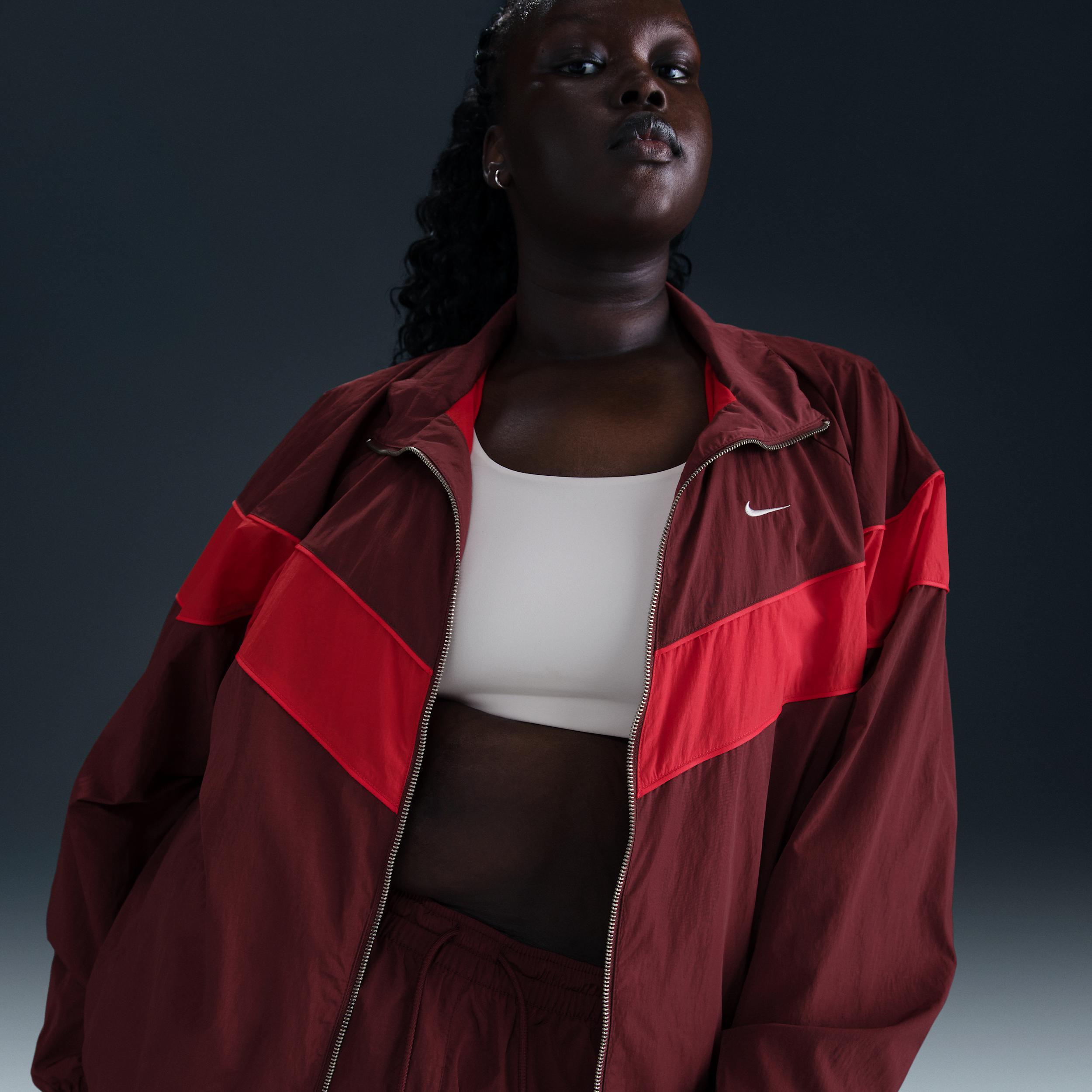 Nike Women's Windrunner Loose UV Woven Full-Zip Jacket (Plus Size) Product Image