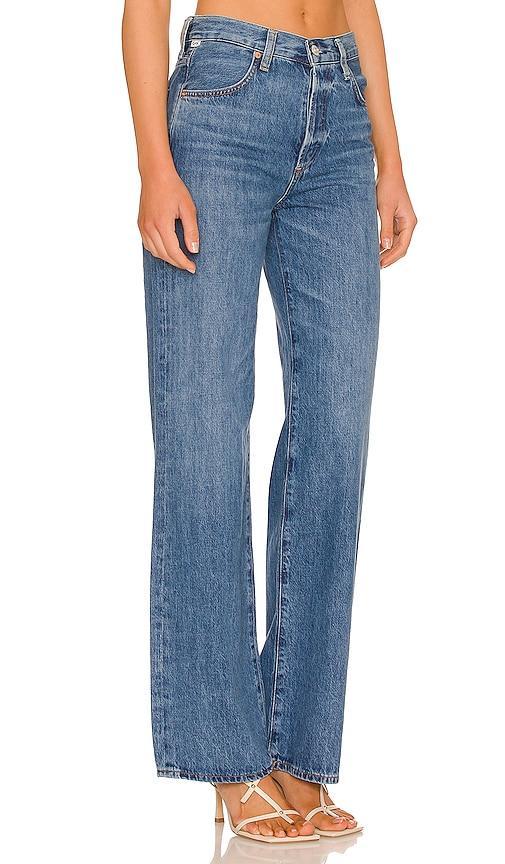 Womens Annina High-Rise Rigid Wide-Leg Jeans Product Image