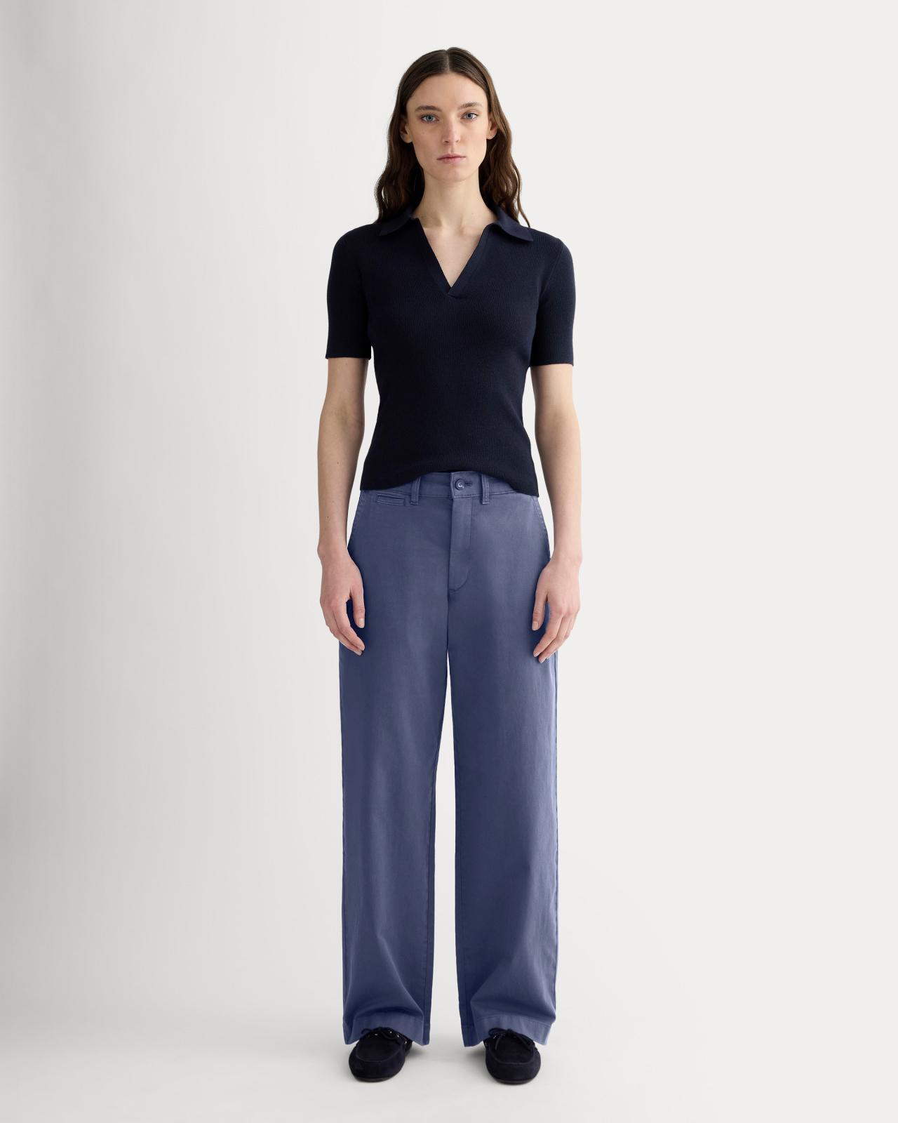 Womens Wide-Leg Chino by Everlane Size 0 Product Image