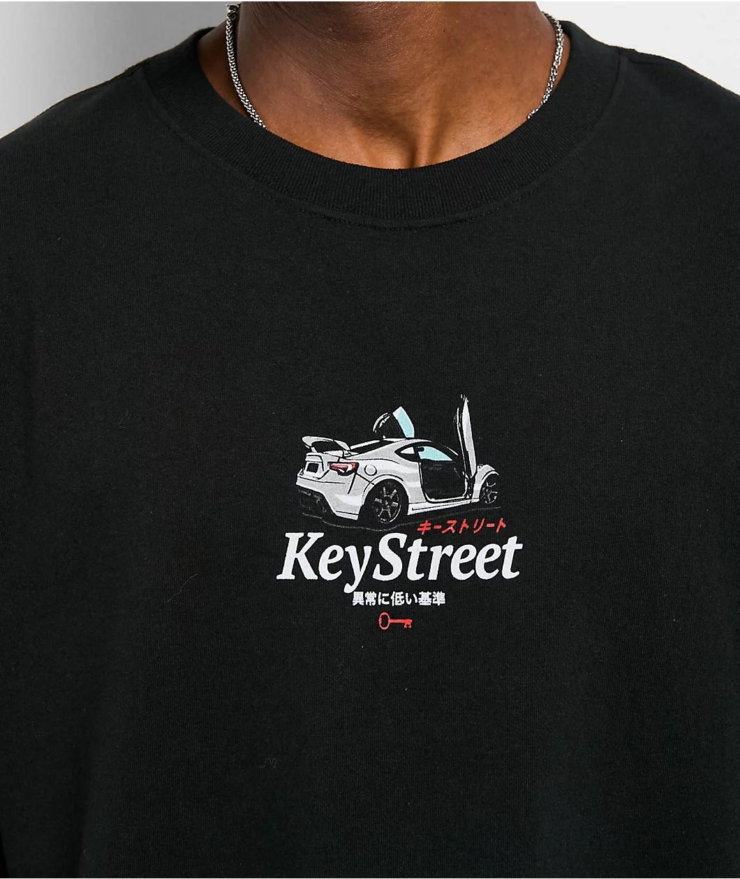 Key Street Control Black T-Shirt Product Image