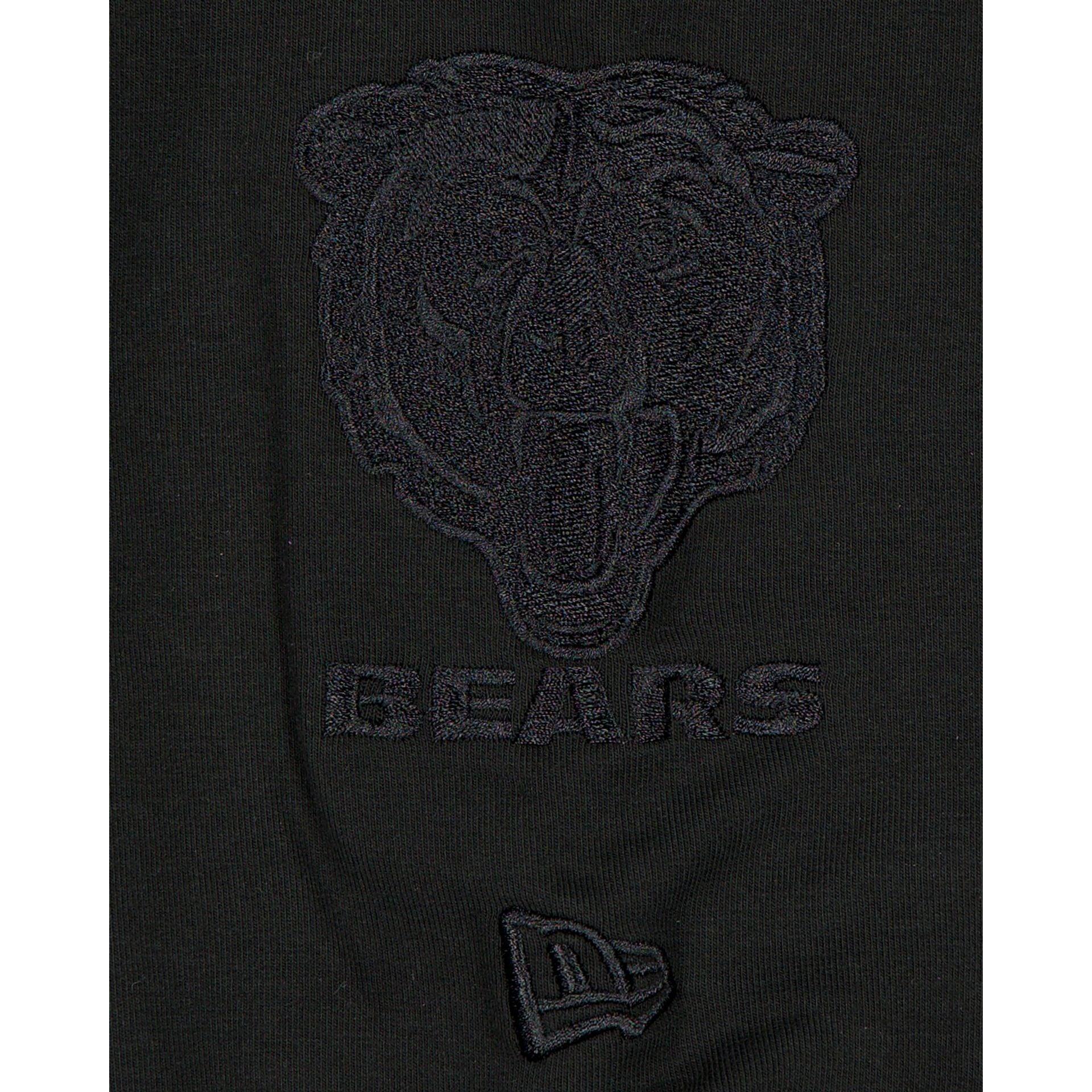 Chicago Bears Black on Black Logo Select Hoodie Male Product Image