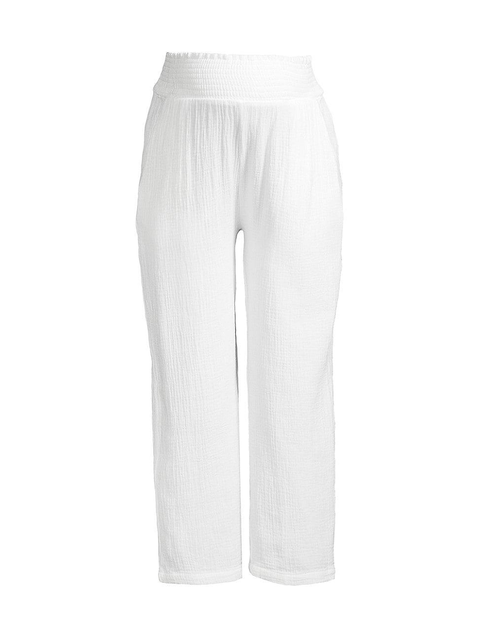Womens Remy Cotton Cropped Pants Product Image
