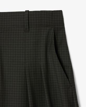 Oversized Long Wide Fit Pleat Bermuda Shorts Product Image