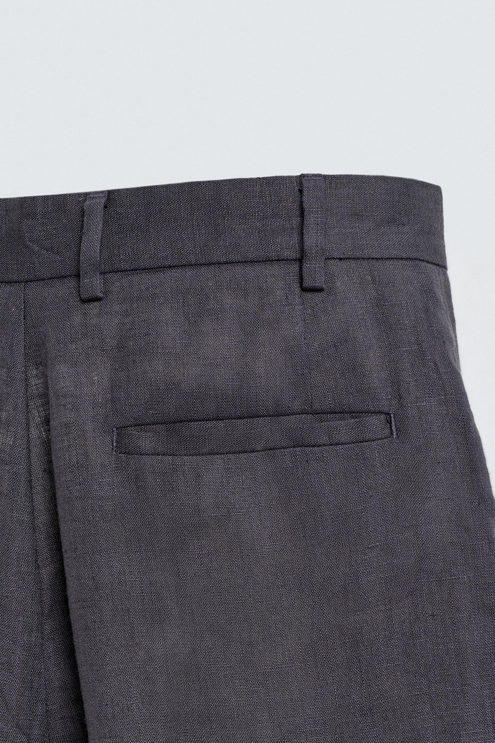 100% LINEN SUIT PANTS Product Image
