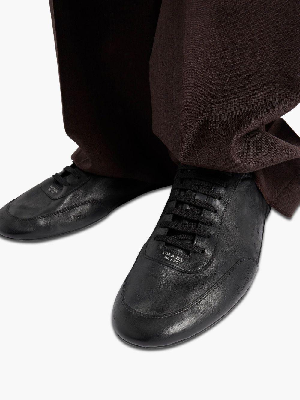 Collapse leather sneakers Product Image