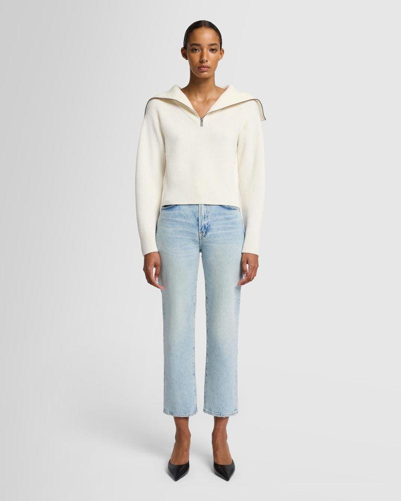 Merino Half Zip Sweater Product Image