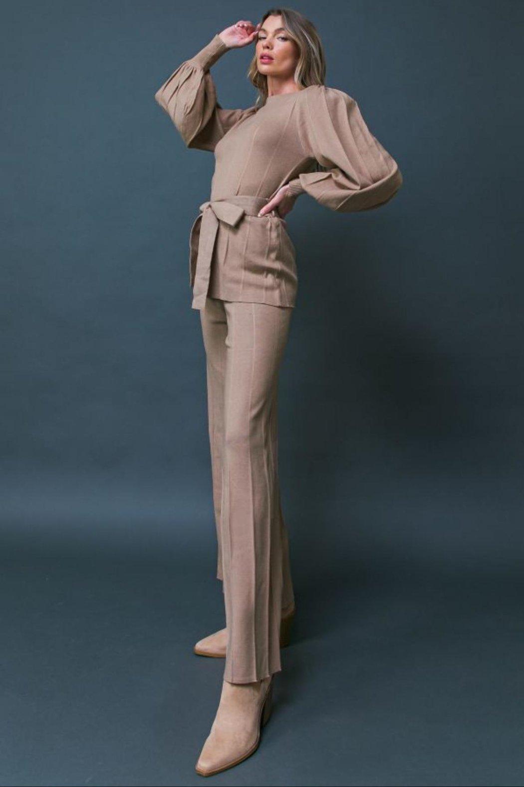 Sweater Pants Set Product Image