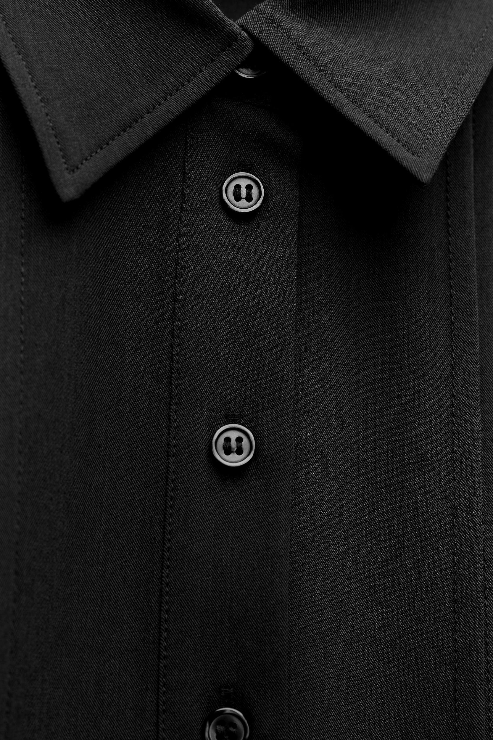 BUTTONED SHIRT DRESS ZW COLLECTION Product Image