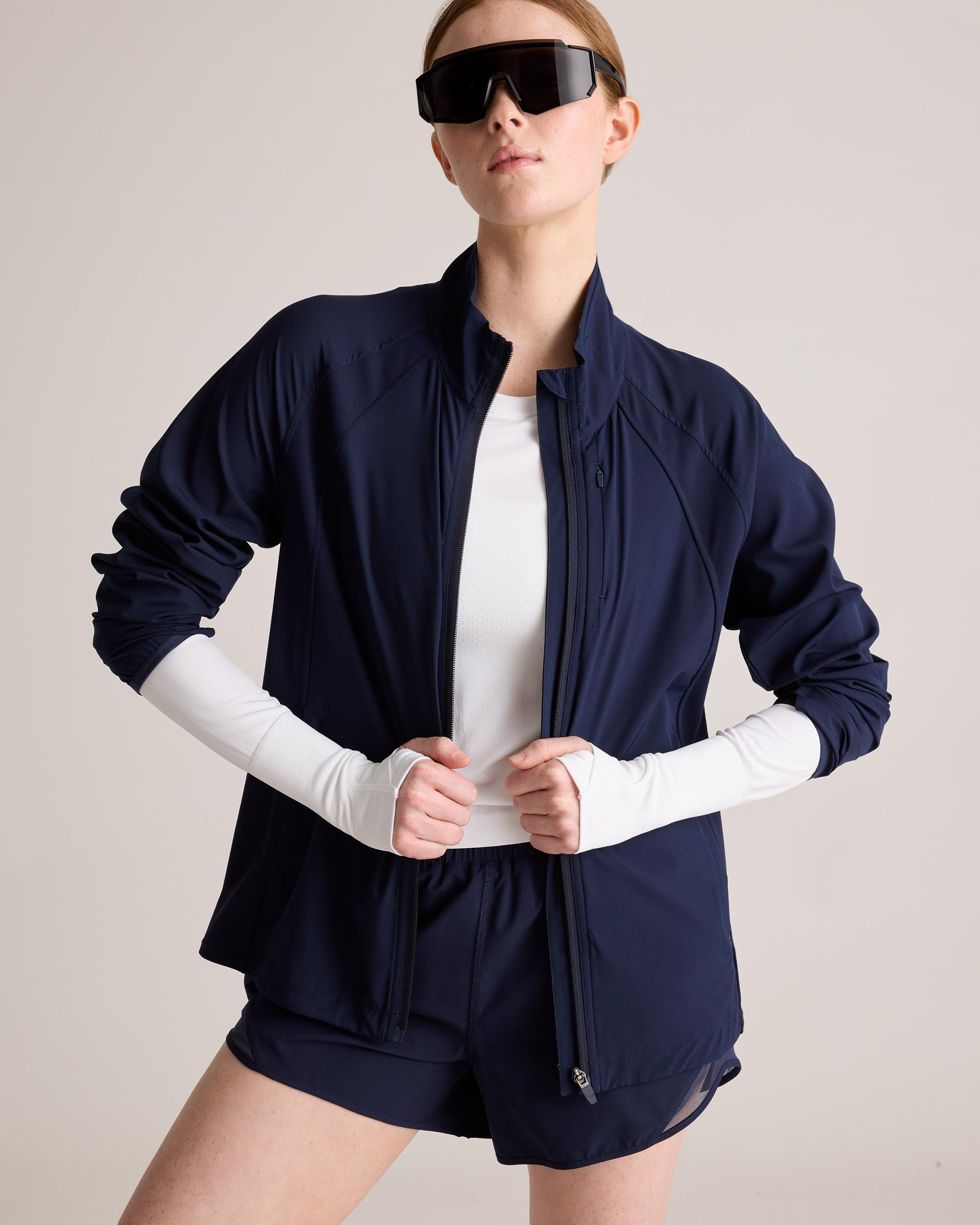 Quince | Women's Seamless Waist-Length Long Sleeve Top Nylon Product Image