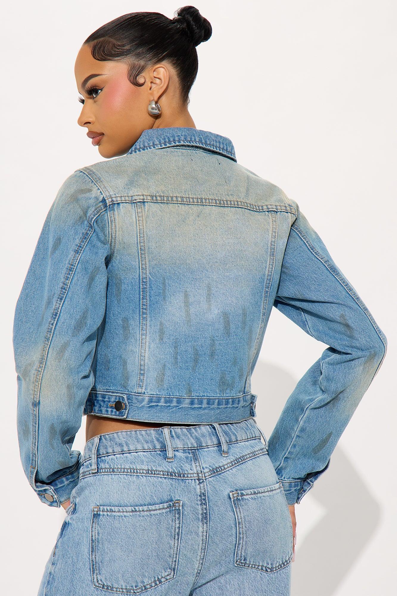 Desert Sun Washed Denim Jacket - Vintage Wash Product Image