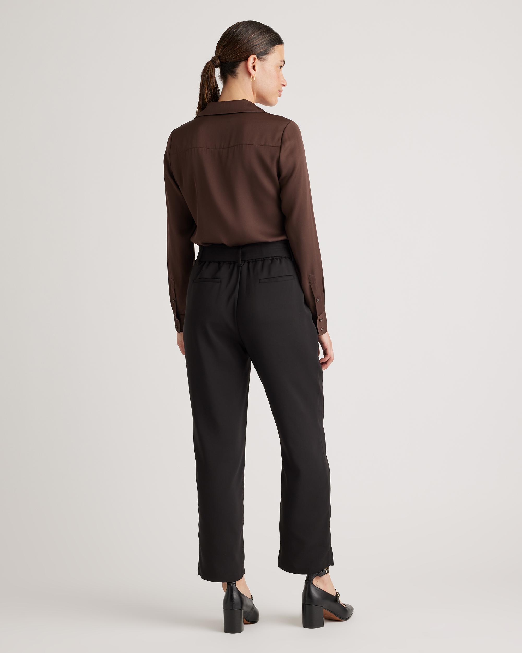 Quince | Women's Washable Stretch Silk Notch Collar Blouse Size XS Product Image