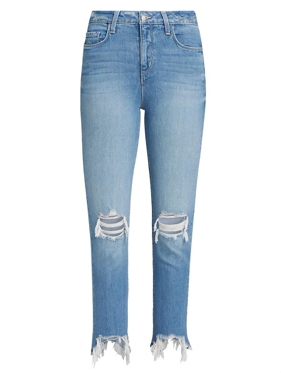 Womens High Line High-Rise Skinny Jeans Product Image