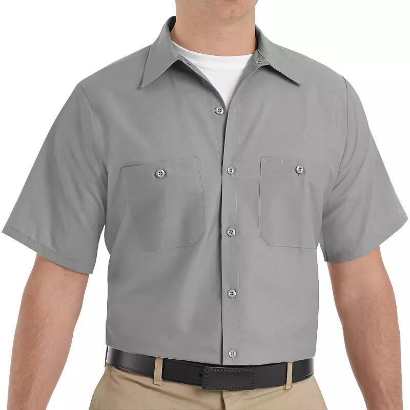 Mens Red Kap Classic Fit Industrial Button Down Work Shirt Product Image