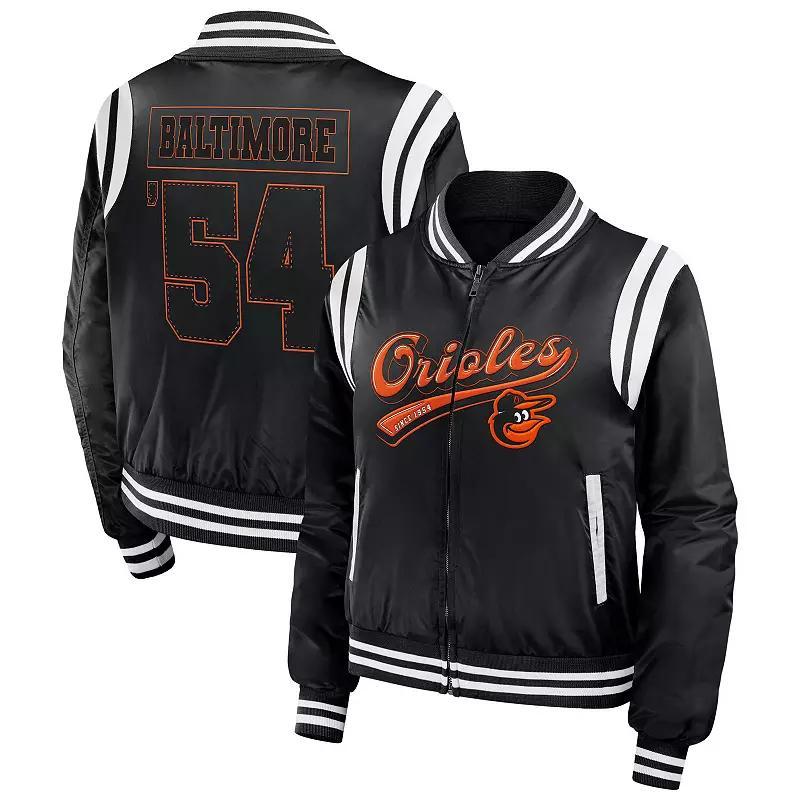 Women's WEAR by Erin Andrews  Garnet Colorado Avalanche Baller Full-Zip Bomber Jacket, Size: XL, Red Product Image
