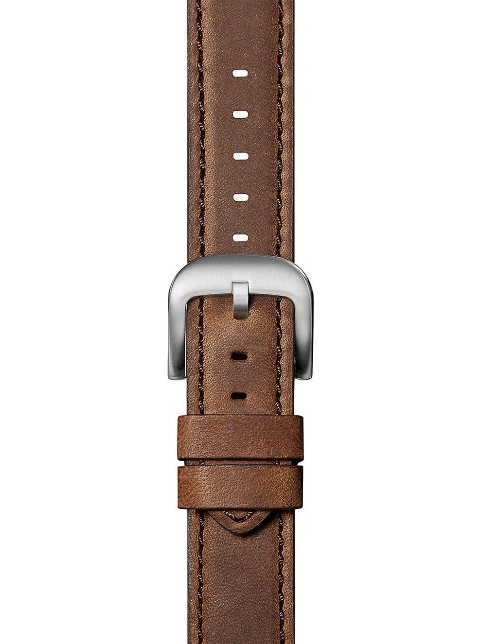 Mens 20mm Grizzly Leather Strap for Apple Watch Product Image
