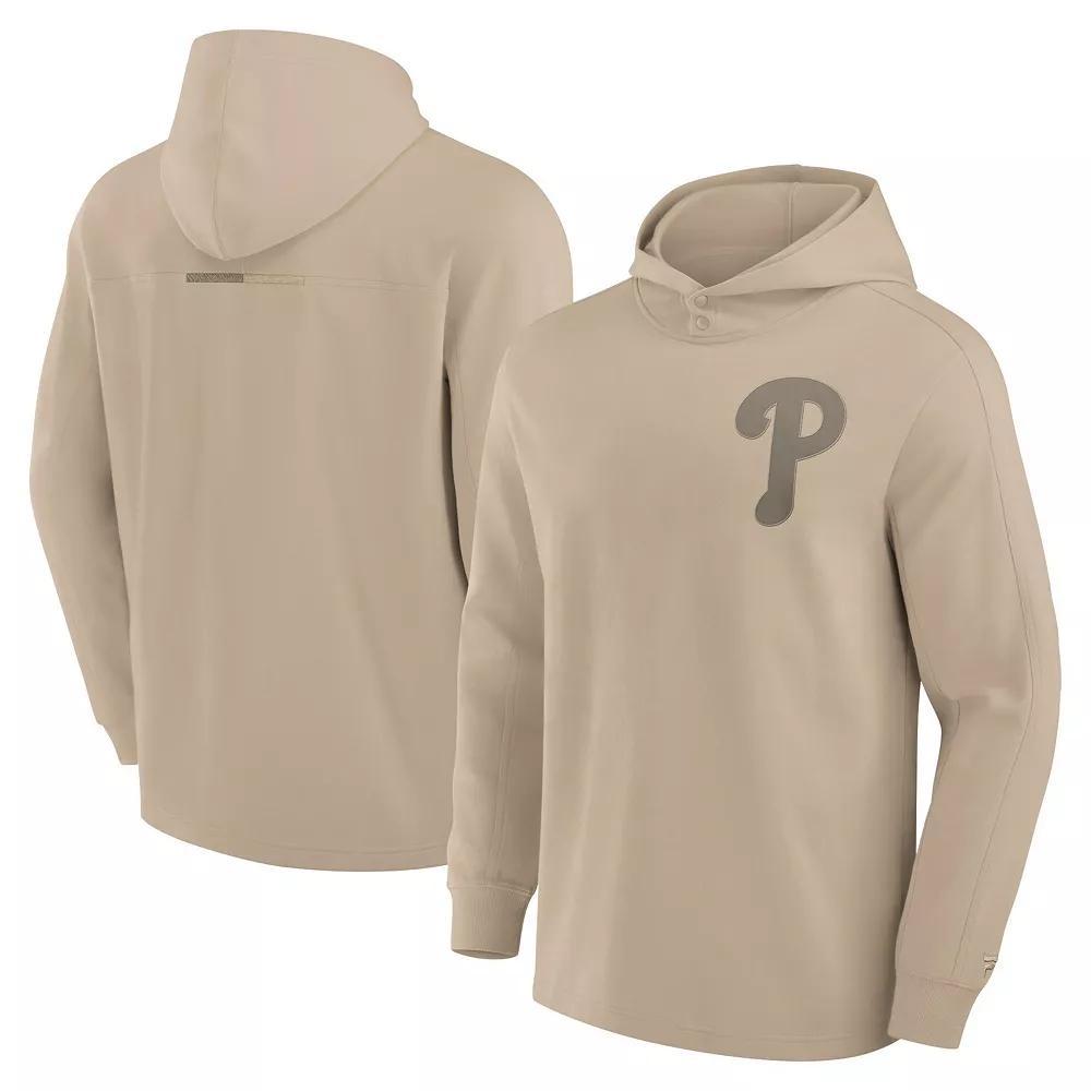 Men's Fanatics Signature Khaki Chicago White Sox Elements Lightweight Fleece Hoodie, Size: 4XL, Beig K Product Image