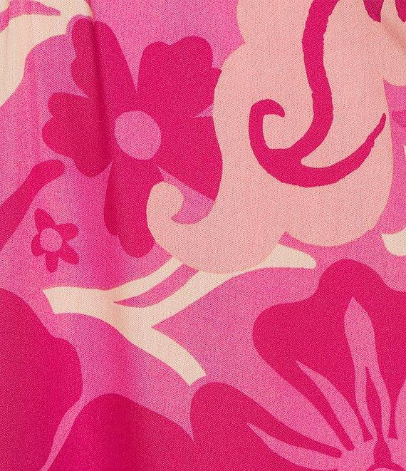 Midnight Doll Floral Print Keyhole Halter Neck Maxi Dress Product Image