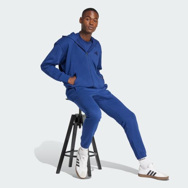 adidas ALL SZN Fleece Regular Tapered Pants Warm Clay L Mens Product Image