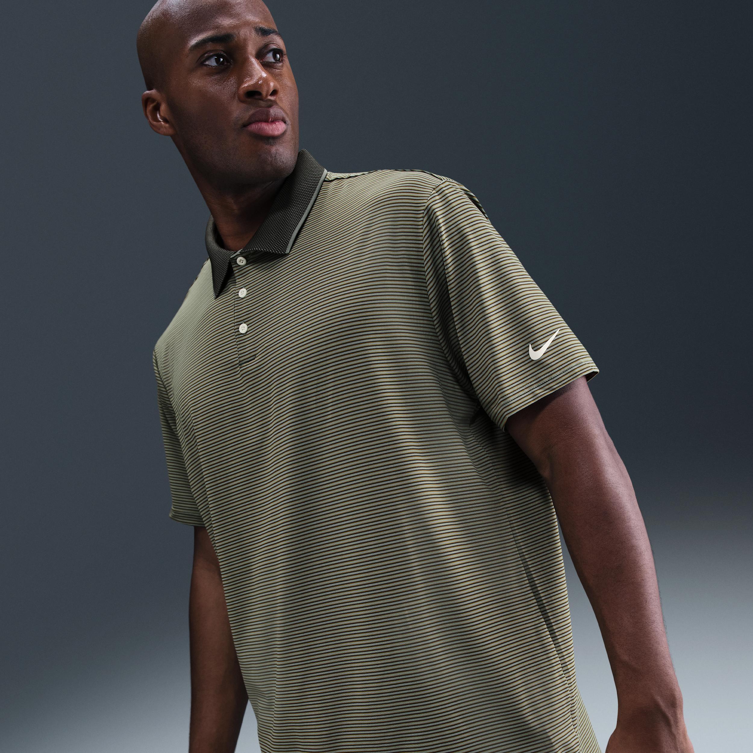 Nike Men's Tour Dri-FIT Striped Golf Polo Product Image