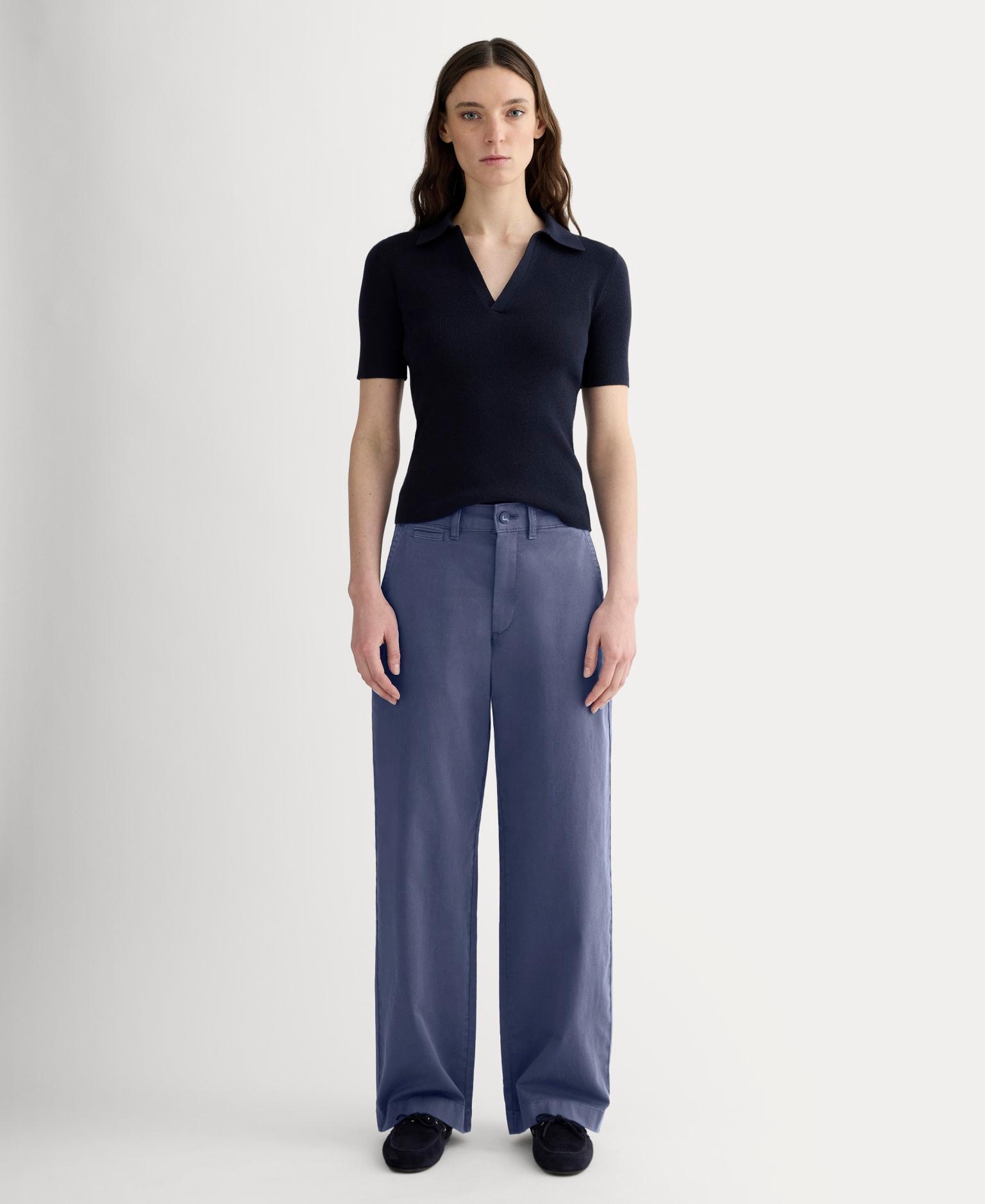 Womens Wide-Leg Chino by Everlane Size 0 Product Image