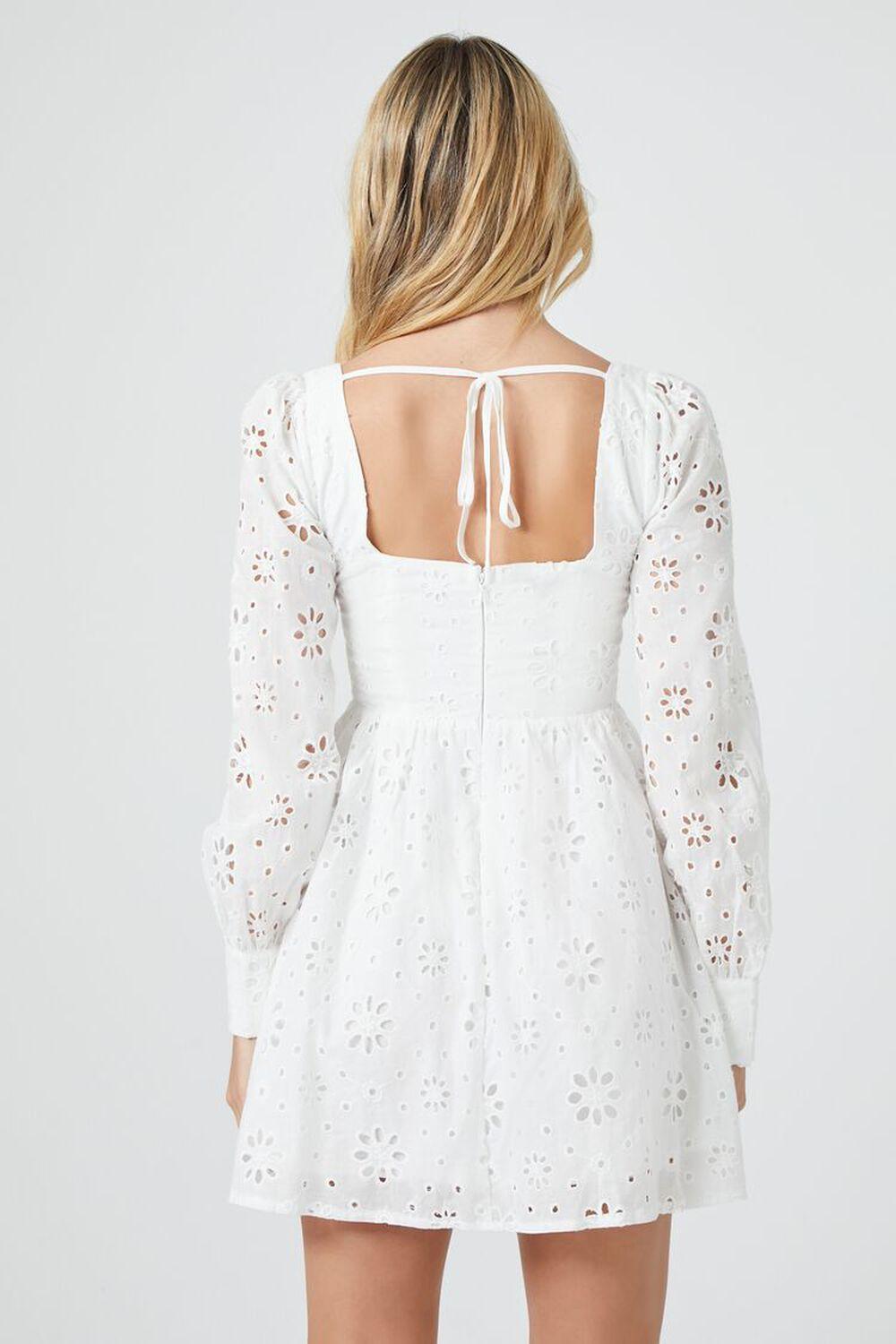 Floral Eyelet Bustier Mini Dress | Forever 21 Product Image