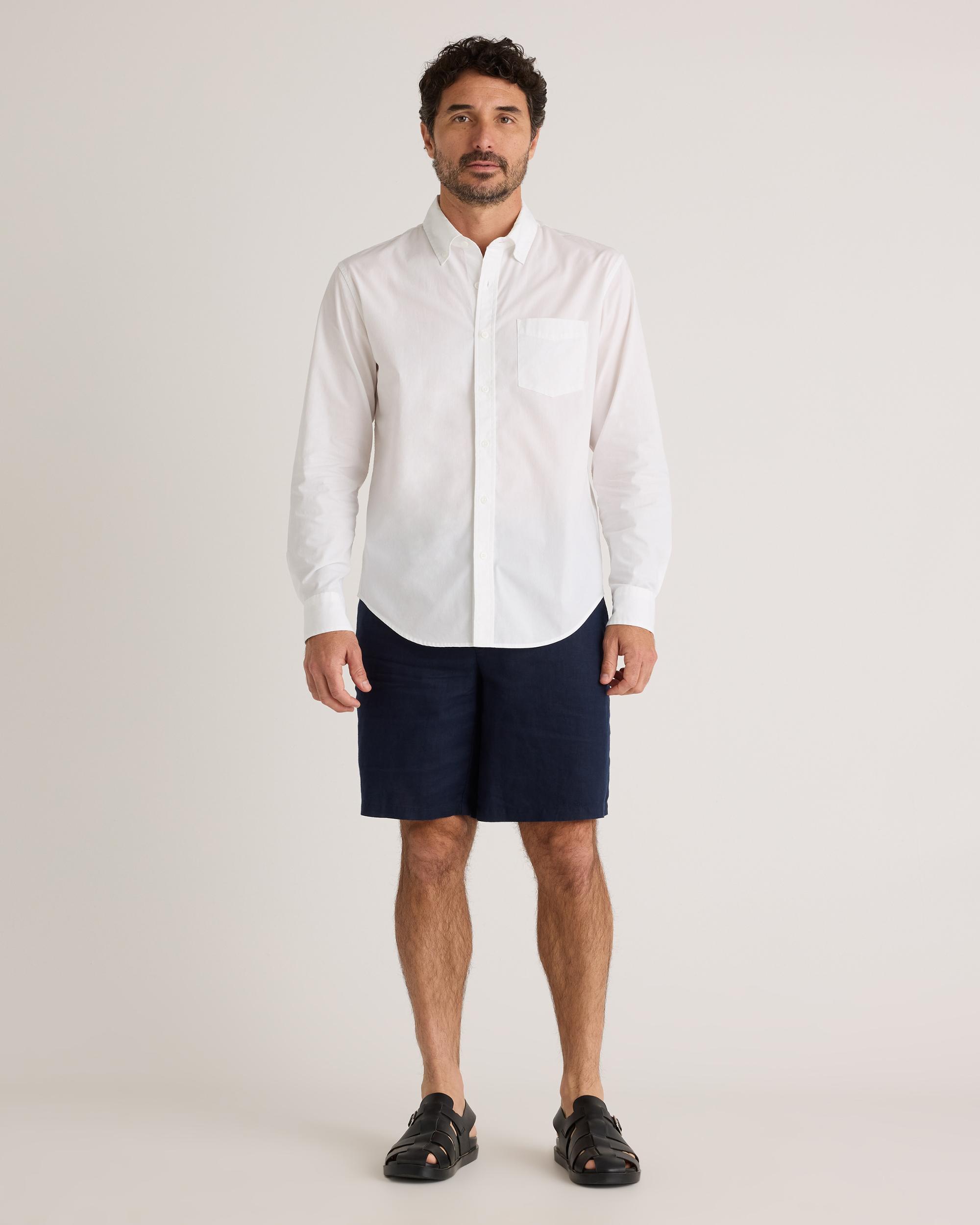 Quince | Men's Stretch Poplin Shirt Organic Cotton Product Image