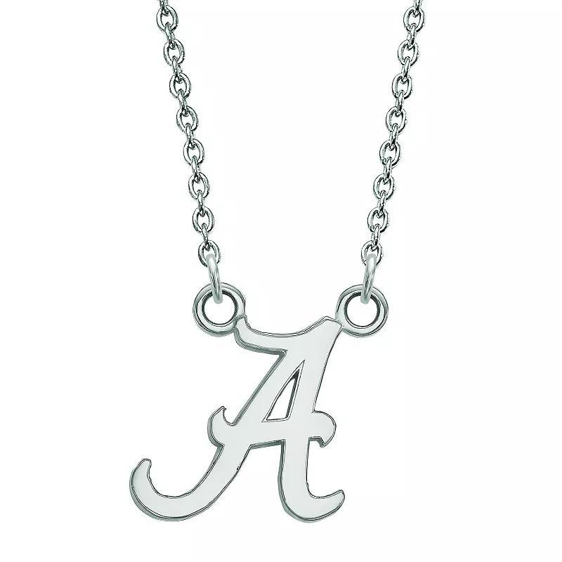 LogoArt Sterling Silver Alabama Crimson Tide Pendant Necklace, Womens Product Image
