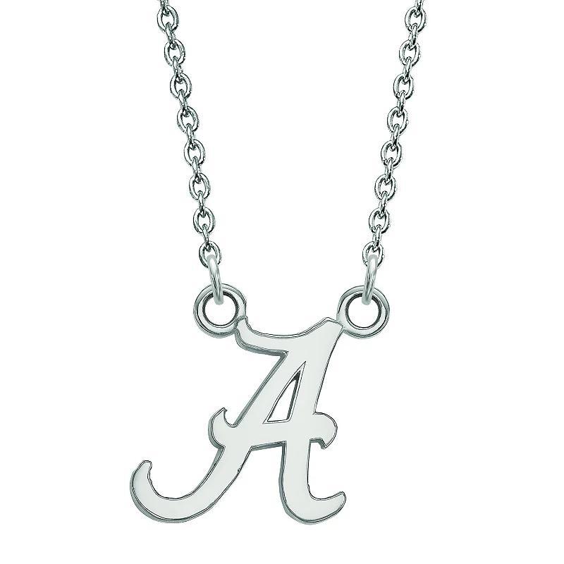 LogoArt Sterling Silver Alabama Crimson Tide Pendant Necklace, Womens Product Image
