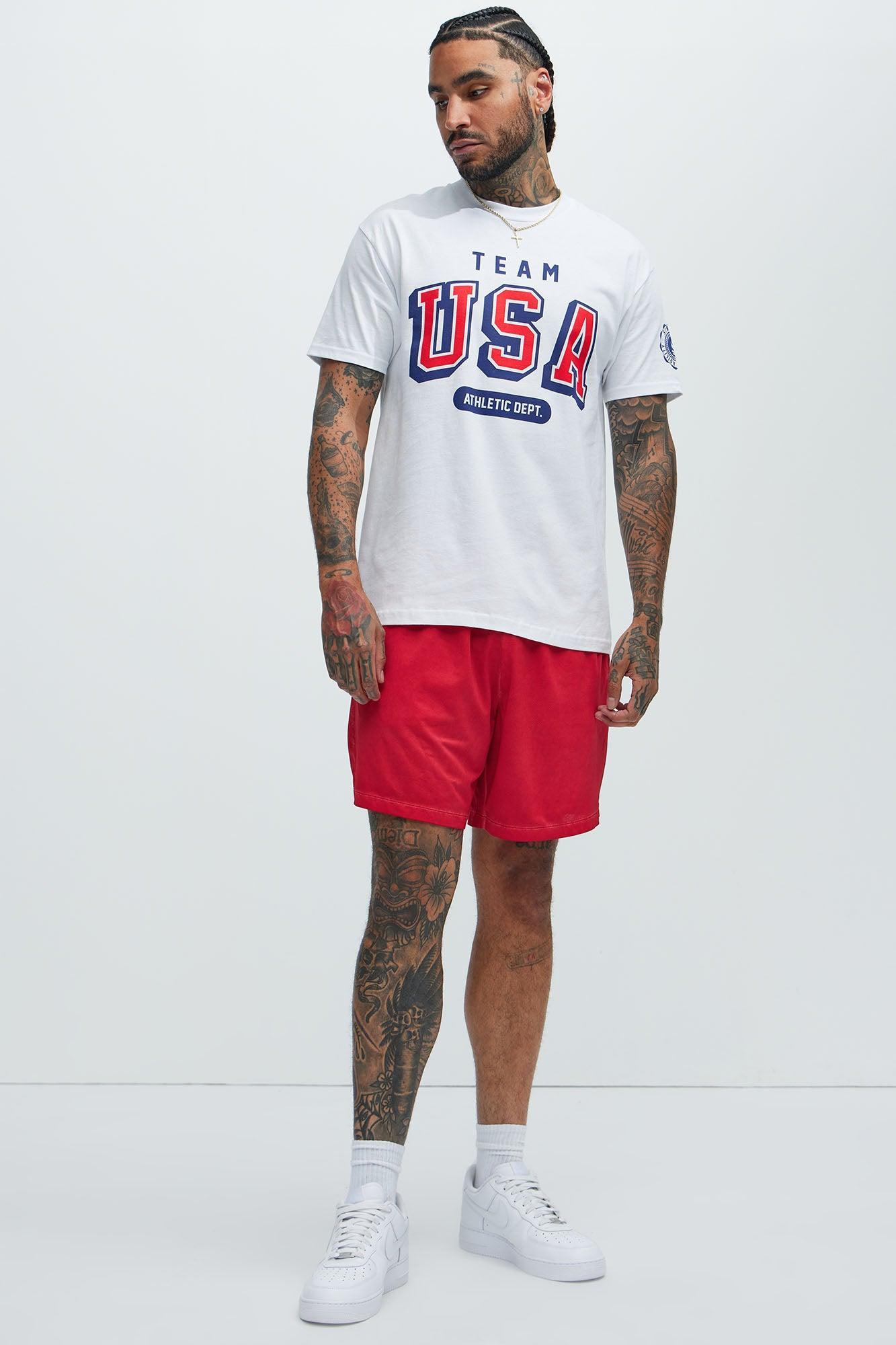 Team USA Athletic Dept Short Sleeve - White Product Image